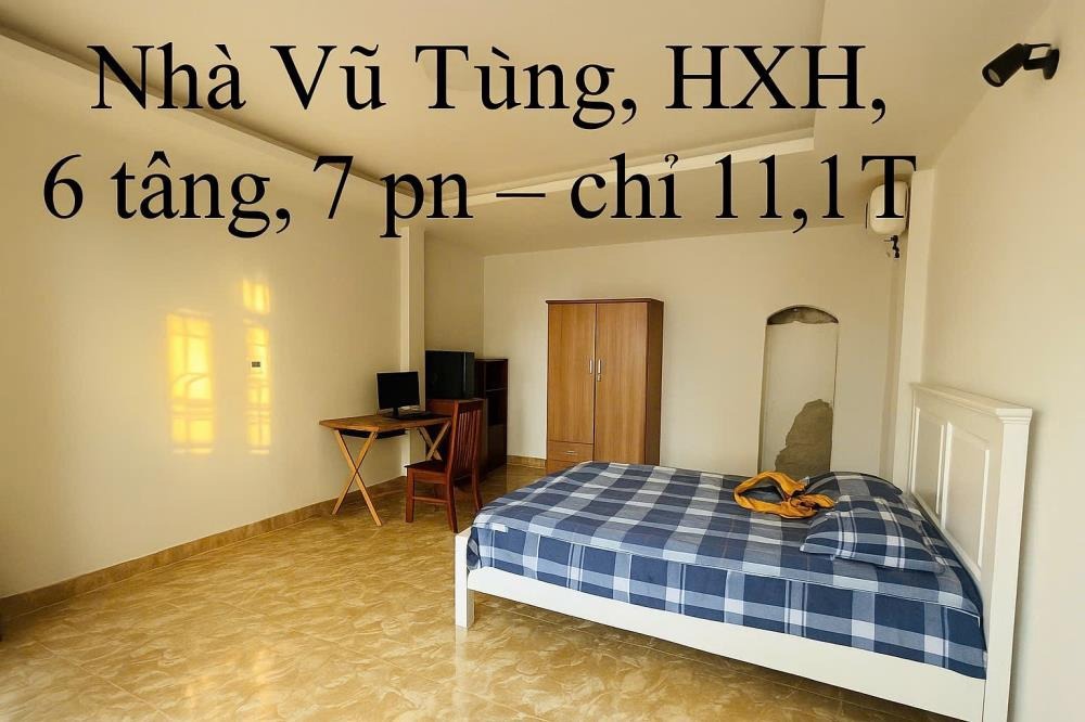 Nhà HXH 61m2, 6 Tầng, 7 Phòng Ngủ, Bình Thạnh - Giá 11.1 Tỷ