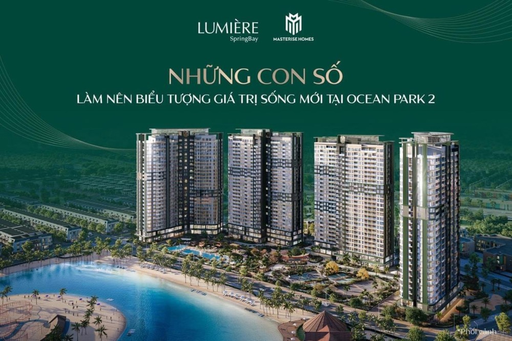 Mở Bán Căn Hộ Lumiere Spring Bay Vinhomes Ocean Park 2 - Giá Từ 2.8 Tỷ