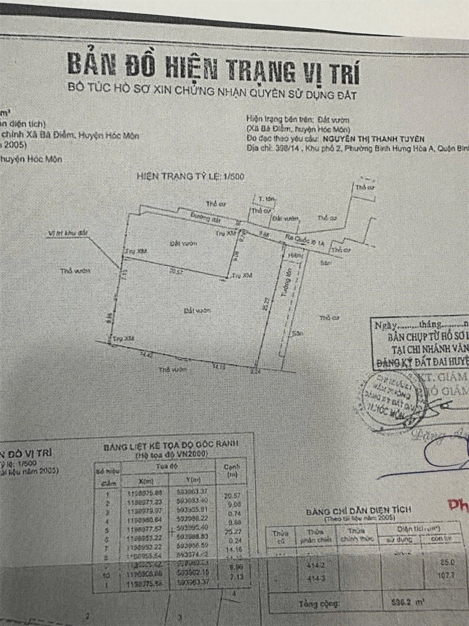 Bán đất 600m2 thổ cư - Vị trí đẹp, giá tốt