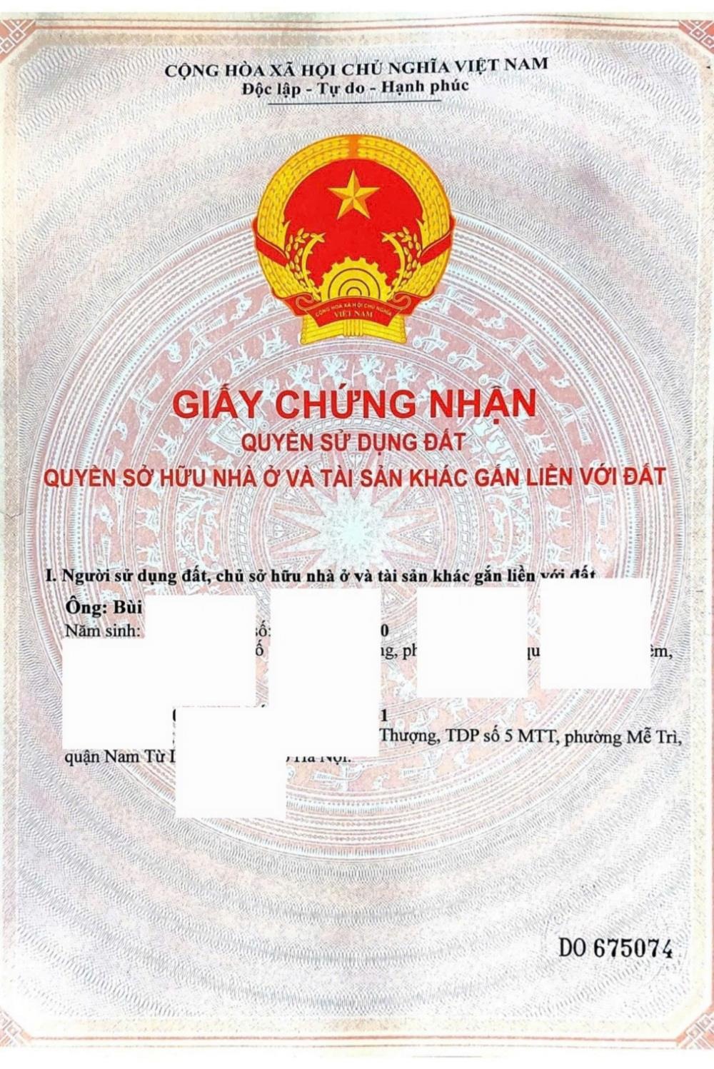 Đất Hiếm Vị Trí Vàng Tây Mỗ - Đầu Tư Sinh Lời