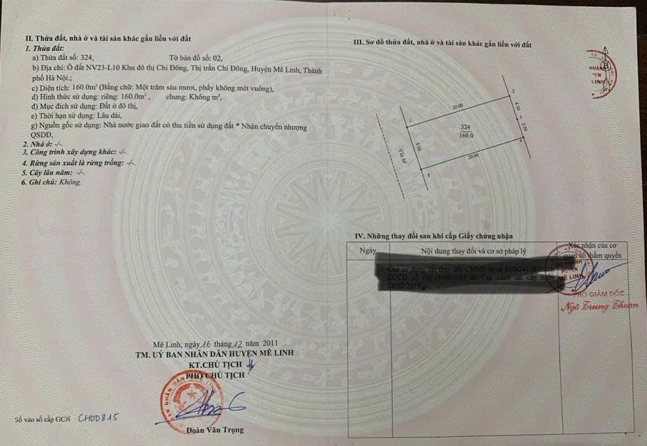 Bán Đất Khu Đô Thị Chi Đông, Mê Linh, Hà Nội - Vị Trí Đắc Địa, Tiềm Năng Sinh Lời