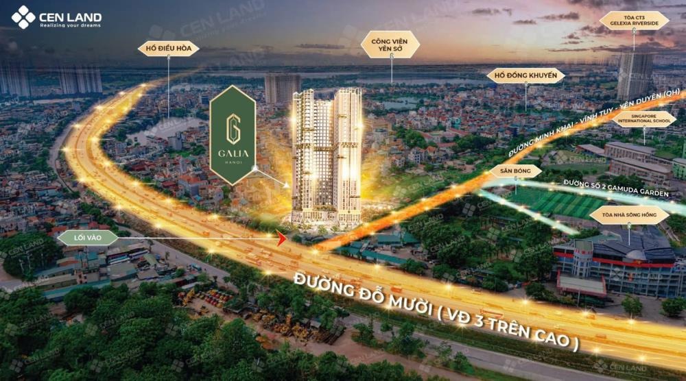 Galia Hanoi: Căn Hộ Cao Cấp Hoàng Mai - Sát Vành Đai 3