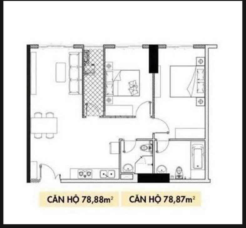 Căn Hộ 2PN Full Nội Thất Topaz Elite Phoenix 2, Quận 8 - 3.78 Tỷ