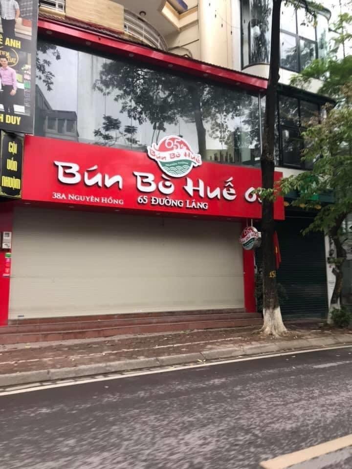 Cho Thuê Nhà Mặt Phố Chùa Láng 100m² x 4 Tầng - Giá 60 Triệu/Tháng