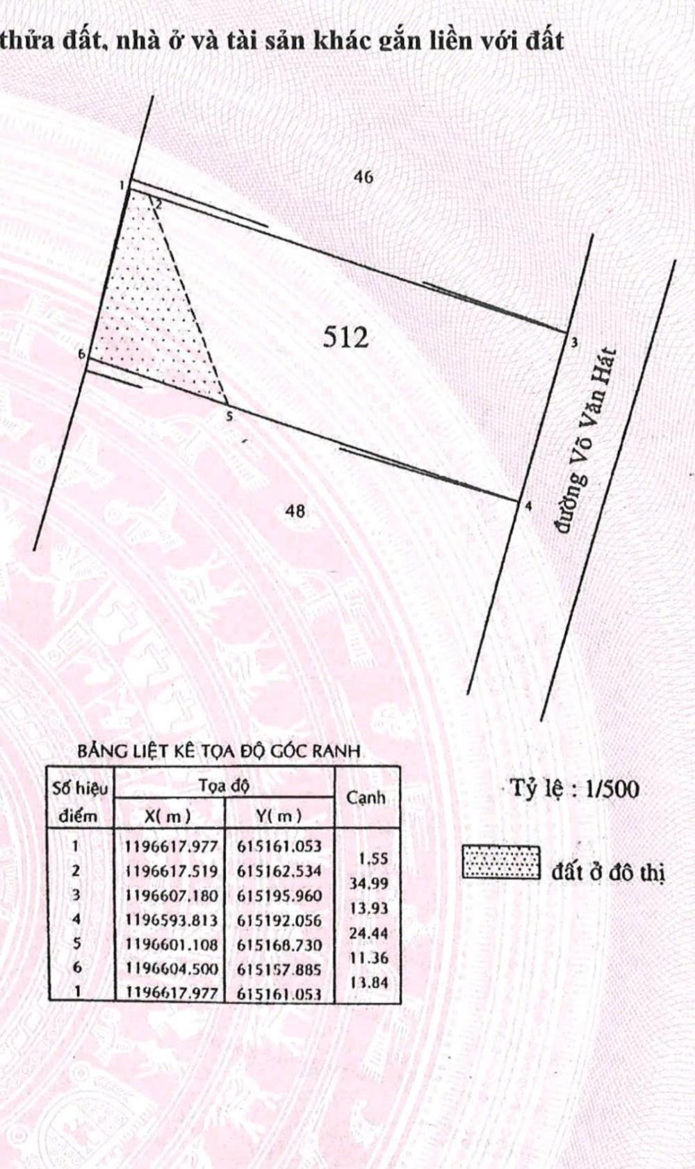 Bán Đất Mặt Tiền Võ Văn Hát - Giá 30tr/m2 - Thương Lượng