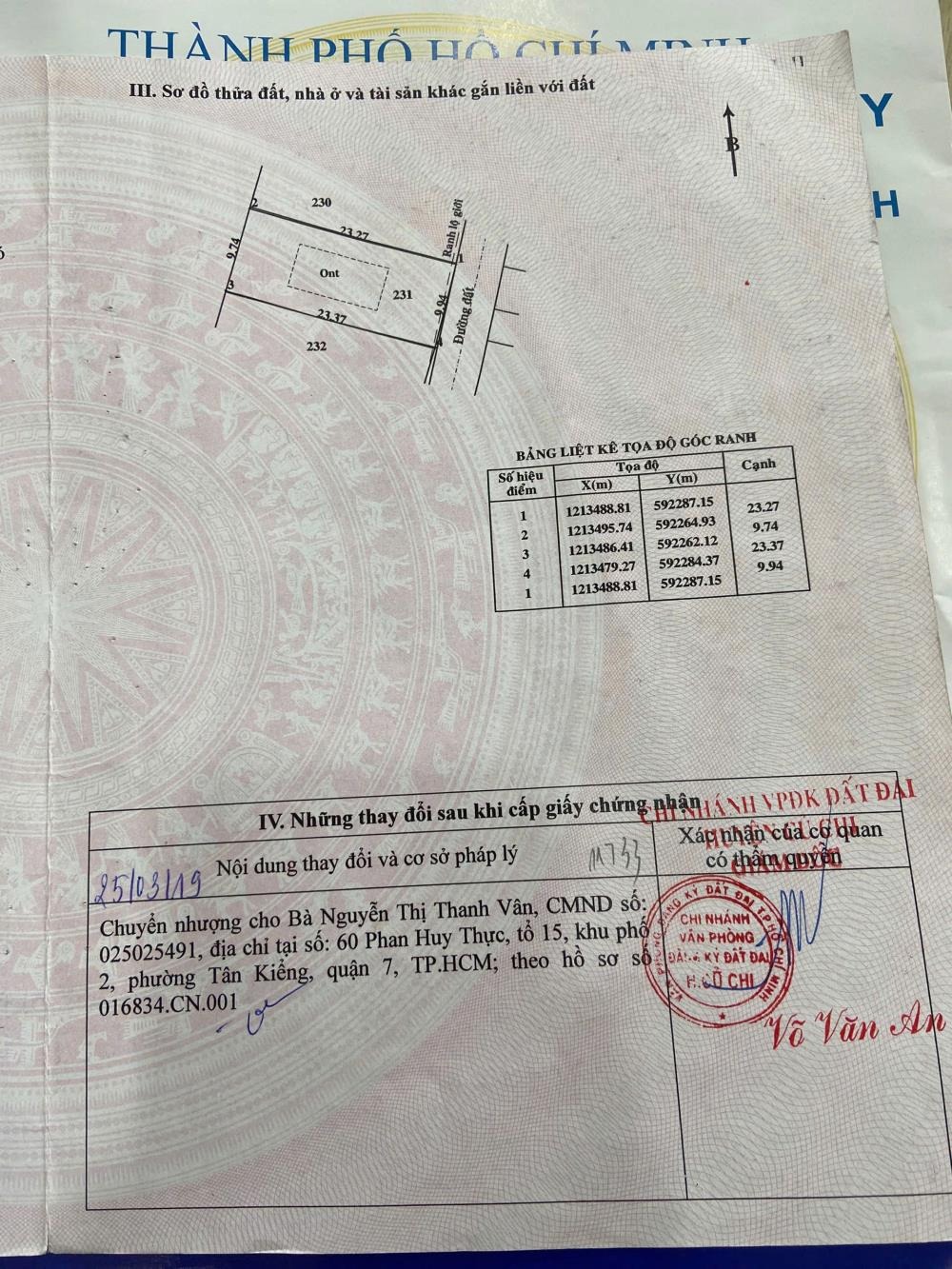 Bán Đất Nền Củ Chi - Nguyễn Thị Dưỡng - 230m2 - Giá Rẻ - 0961896179