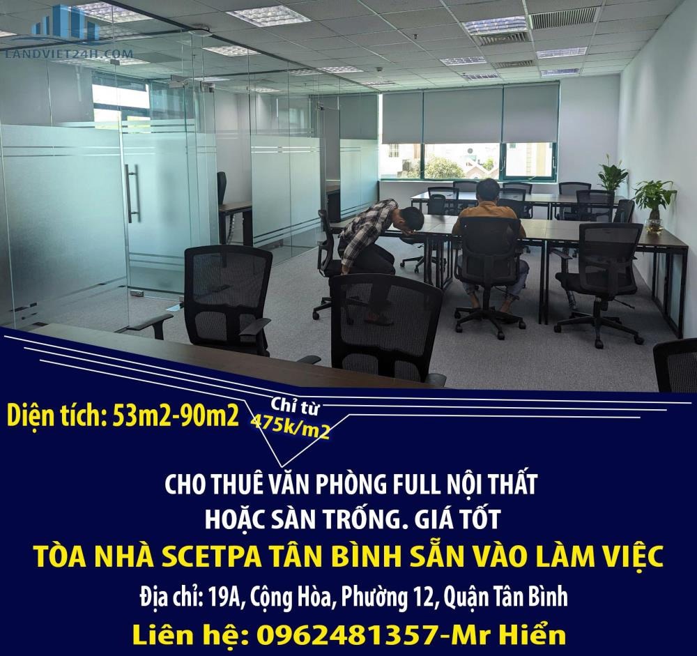 Cho Thuê Văn Phòng Giá Tốt Tại Quận Tân Bình - Scentpa Tower