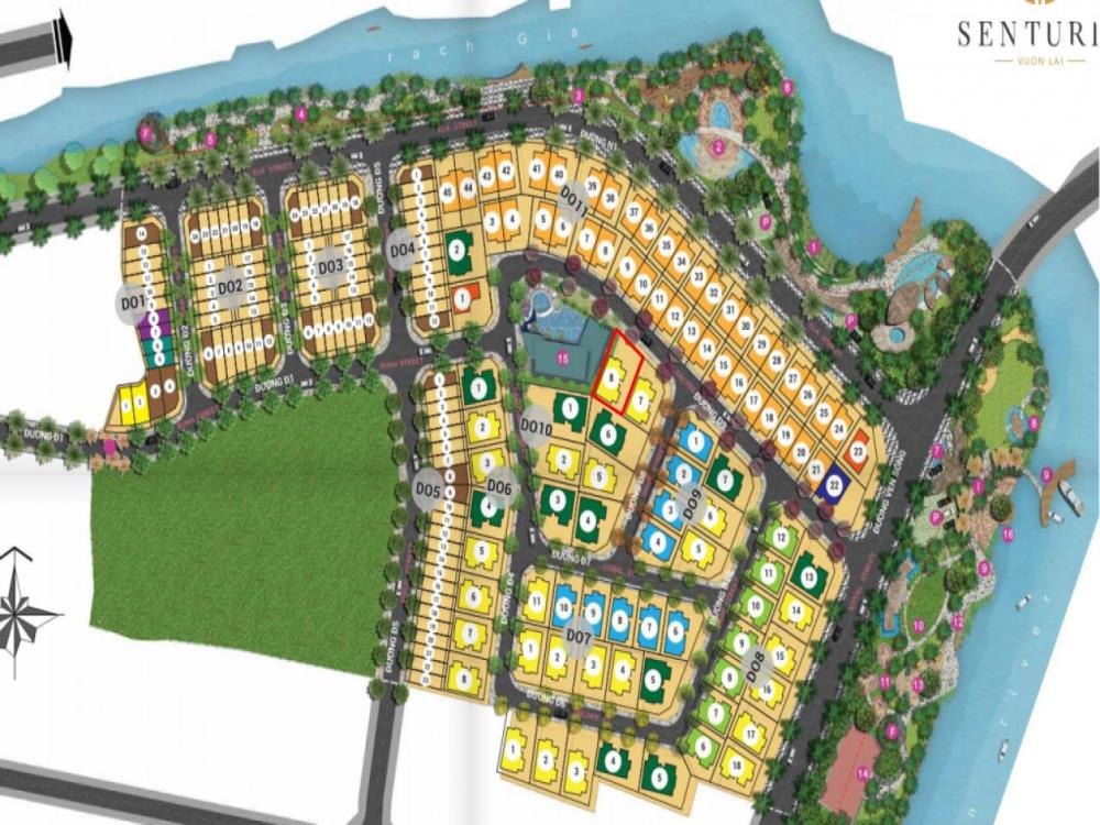 Villa Sentoria Q12 - 435m2, 17x28m, Giá 3x Tỷ - View Hồ, SHR