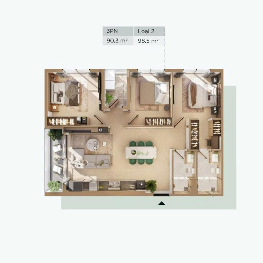 Galia Hanoi: Căn hộ cao cấp view sông Hồng - Giá từ 3x triệu/m²