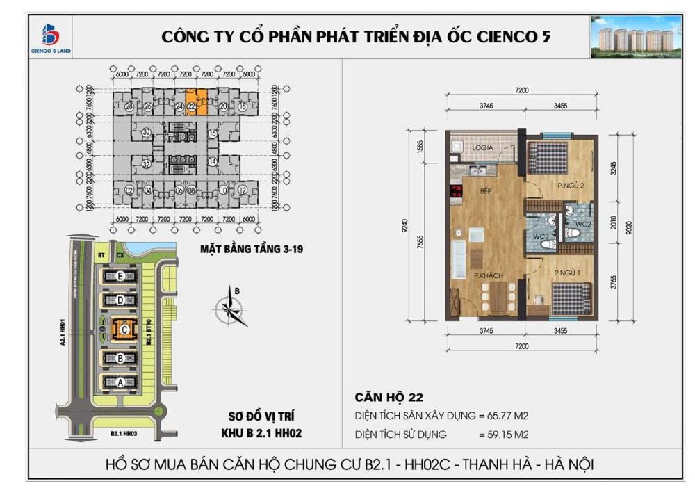 Cần Bán Căn Hộ Chung Cư Thanh Hà Khu 5 - Giá Tốt, Nội Thất Cơ Bản