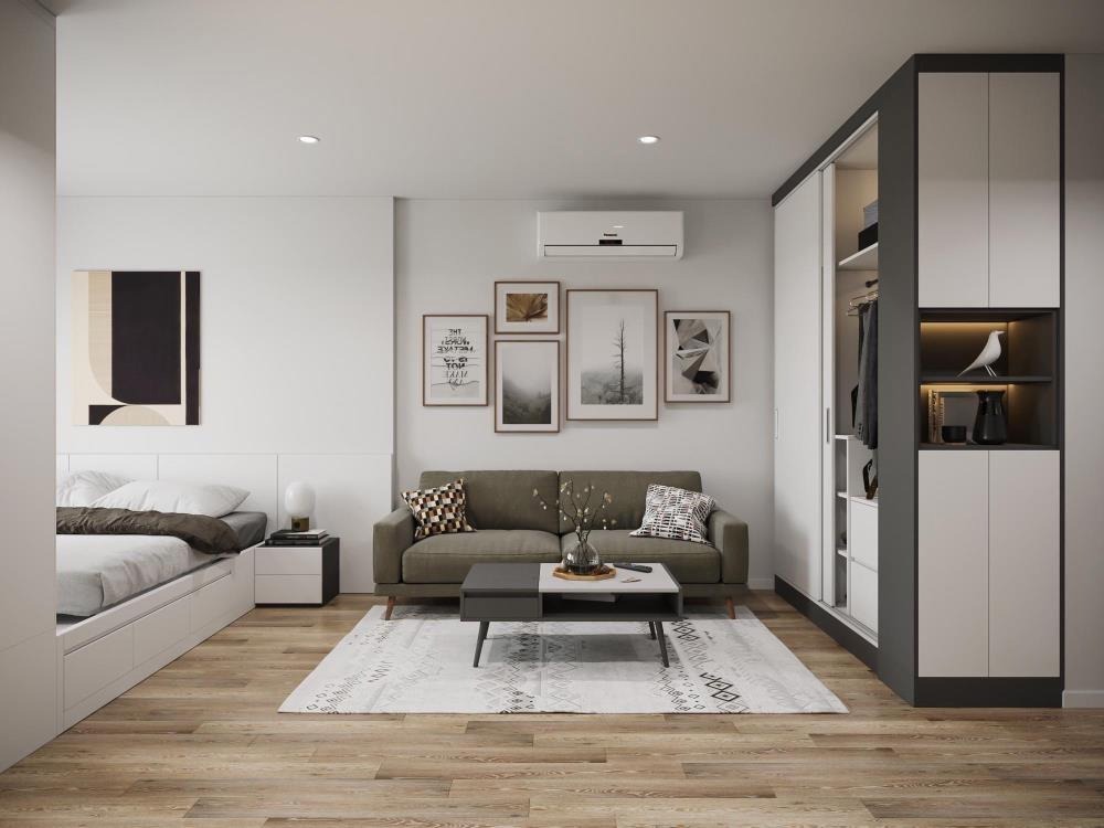 Studio Vinhome Ocean Park: 31m2, Giá 1.7 tỷ, Full Nội thất