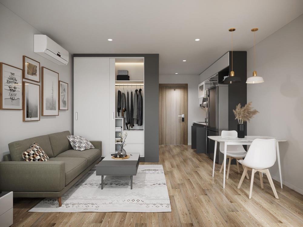 Studio Vinhome Ocean Park: 31m2, Giá 1.7 tỷ, Full Nội thất