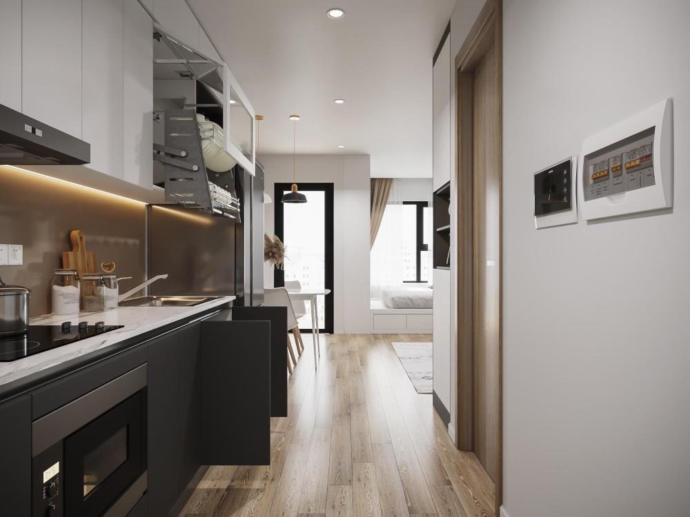 Studio Vinhome Ocean Park: 31m2, Giá 1.7 tỷ, Full Nội thất