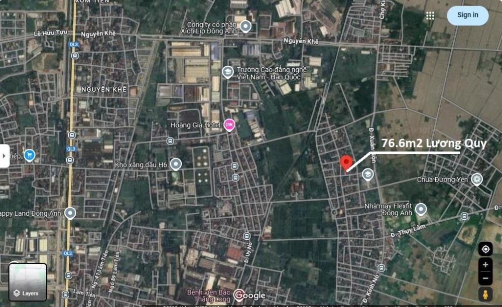 Đất Đông Anh Giá Tốt: Lô Góc 76.6m², Sát KCN, Pháp Lý Sạch