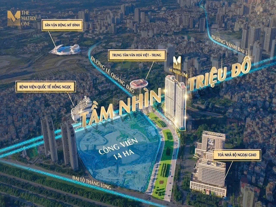 Penhouse The Matrix One: 3PN, 119m2, View Đẹp, Giá Tốt
