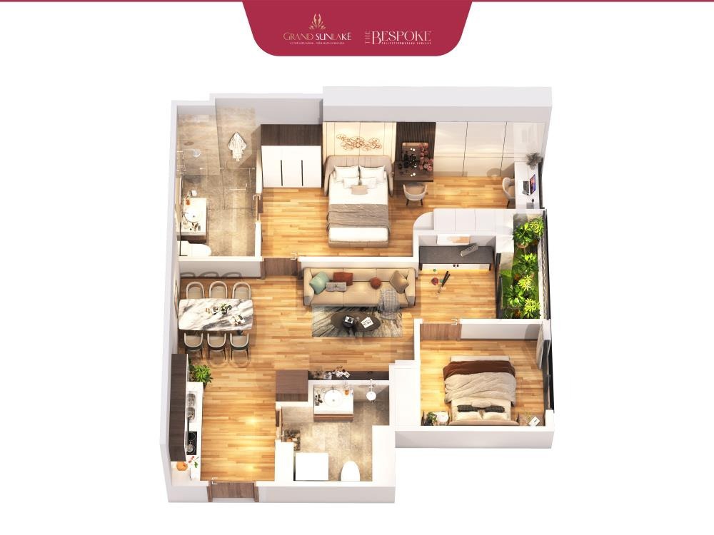 Chuyển nhượng Căn hộ 70m2 Sunlake Văn Quán - 4.7 Tỷ Bao Phí