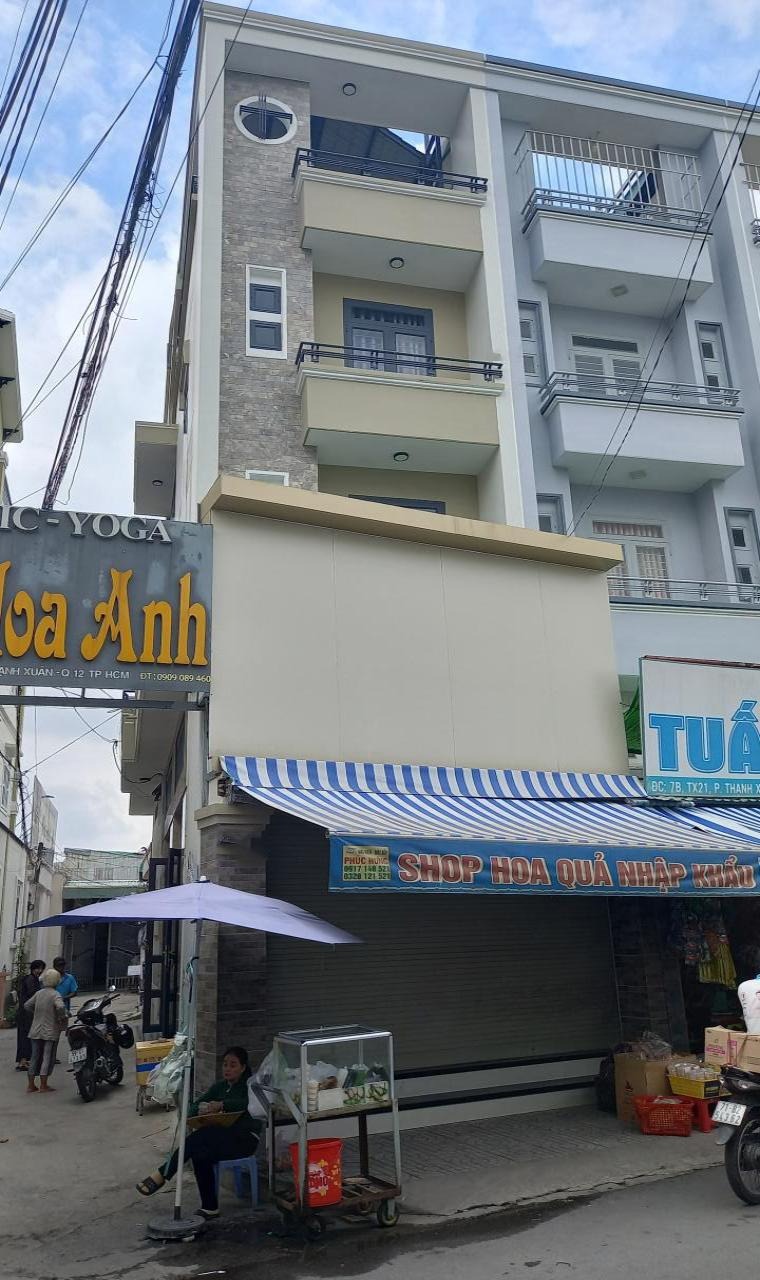 Nhà Mặt Tiền Lô Góc 4 Tầng - Thạnh Xuân 21, Quận 12 - 83m2, Giá 1x Tỷ
