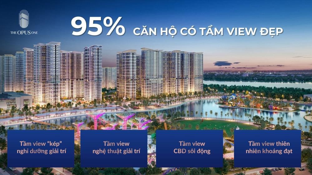 Vinhomes The Opus One: Sở Hữu Căn Hộ Hạng Sang, Tặng Xe VF3, Giá Từ 67Tr/m²