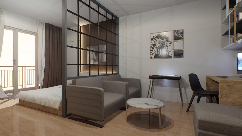 Cho Thuê Căn Hộ Richmond City 38m2 Full Nội Thất - Giá 11-12tr/tháng