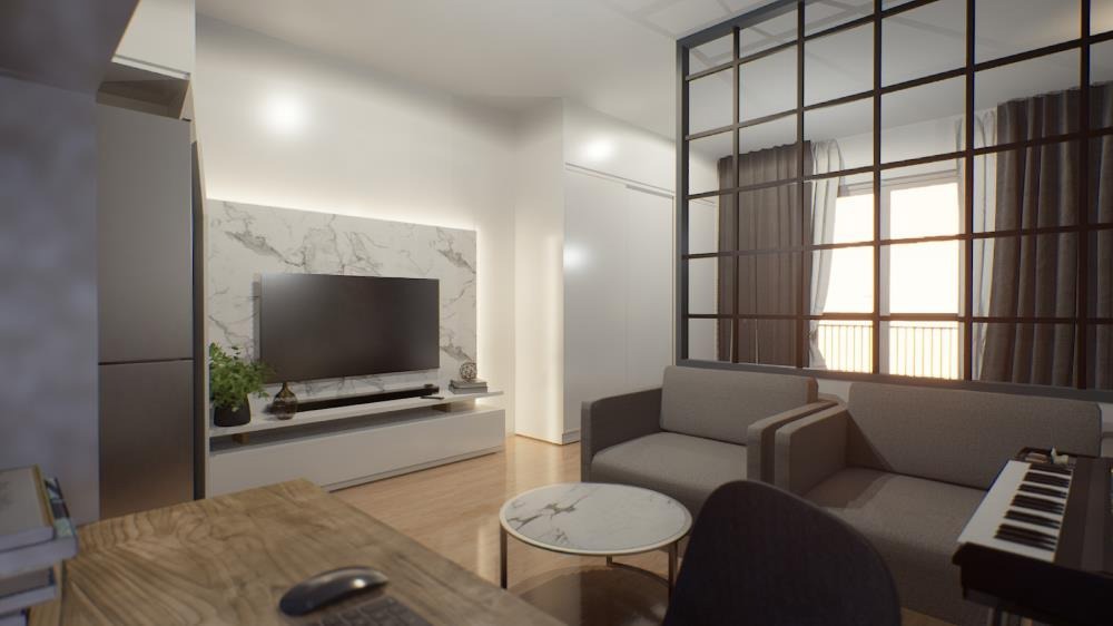 Cho Thuê Căn Hộ Richmond City 38m2 Full Nội Thất - Giá 11-12tr/tháng
