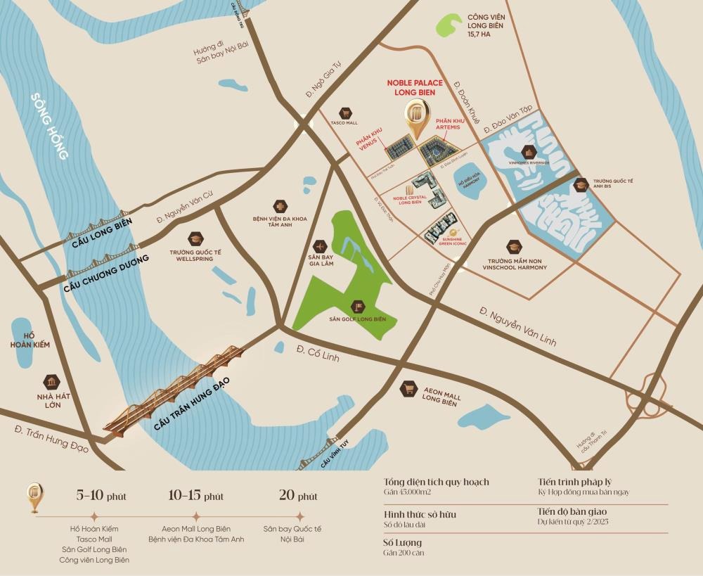 Biệt Thự Noble Palace Long Biên: Vị Trí Đắc Địa, Thiết Kế Châu Âu, Ưu Đãi Cực Lớn