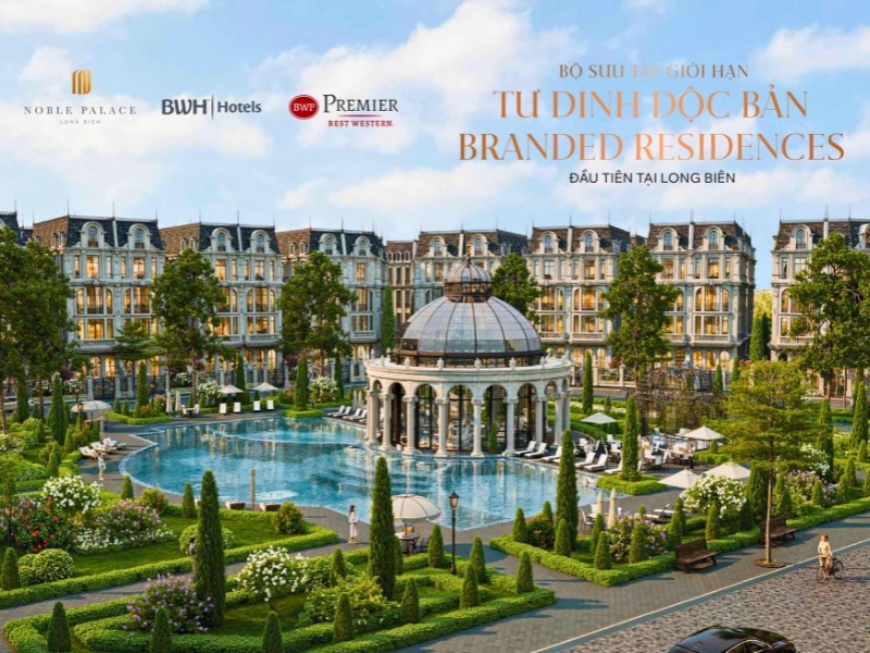 Biệt Thự Noble Palace Long Biên: Vị Trí Đắc Địa, Thiết Kế Châu Âu, Ưu Đãi Cực Lớn