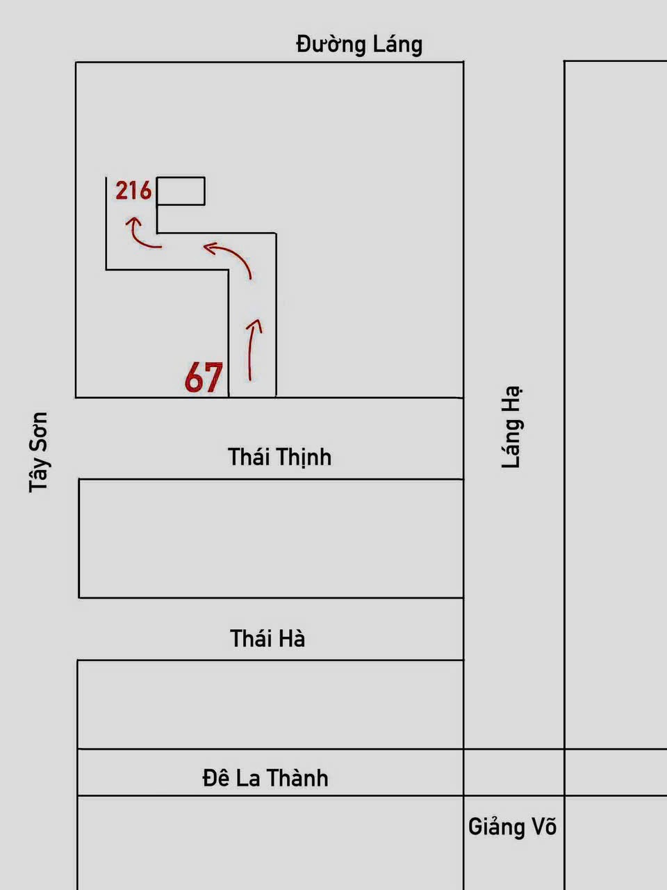 Bán Nhà Mặt Ngõ Kinh Doanh - 216/67 Thái Thịnh, Đống Đa, Hà Nội