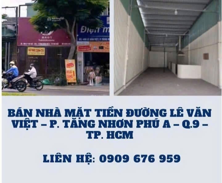 Chính chủ bán nhà mặt tiền đường Lê Văn Việt, Q.9, giá 32 tỷ