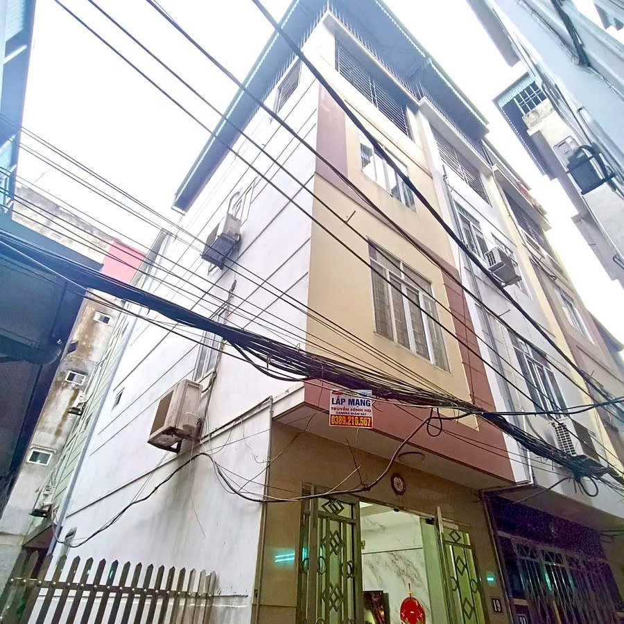 Bán Nhà Ngũ Cốc Hoàng Mai - 30m², 4 Tầng, Full Nội Thất, Lô Góc