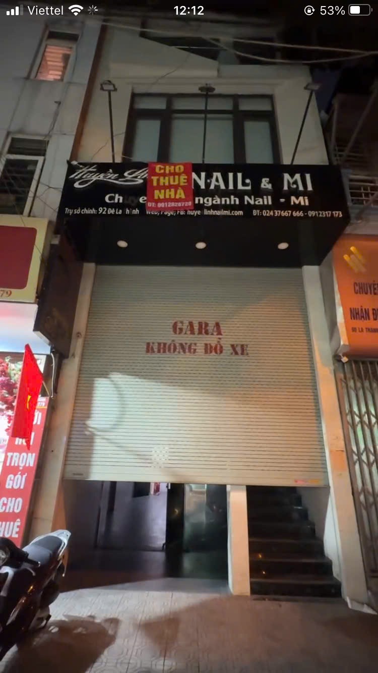 Cho Thuê Nhà Phố 7 Tầng, Mặt Tiền Kinh Doanh, 92 La Thành, Đống Đa