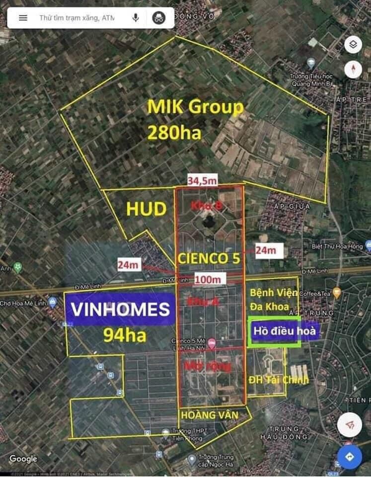 Bán Nhà Liền Kề 100m² Dự Án Tiến Phong Mê Linh - Vị Trí Trung Tâm, Tiềm Năng Sinh Lời Cao