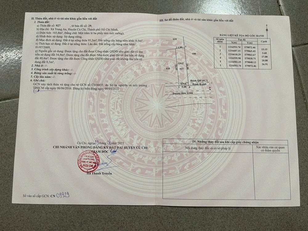 6 Nền Thổ Cư Củ Chi - Vị Trí Vip, Giá Từ 1.75 Tỷ