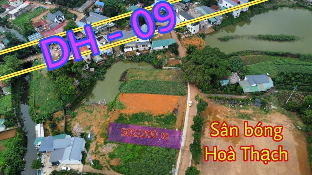 Lô đất mặt tiền DH09, Hòa Thạch, Quốc Oai - Đầu tư tiềm năng