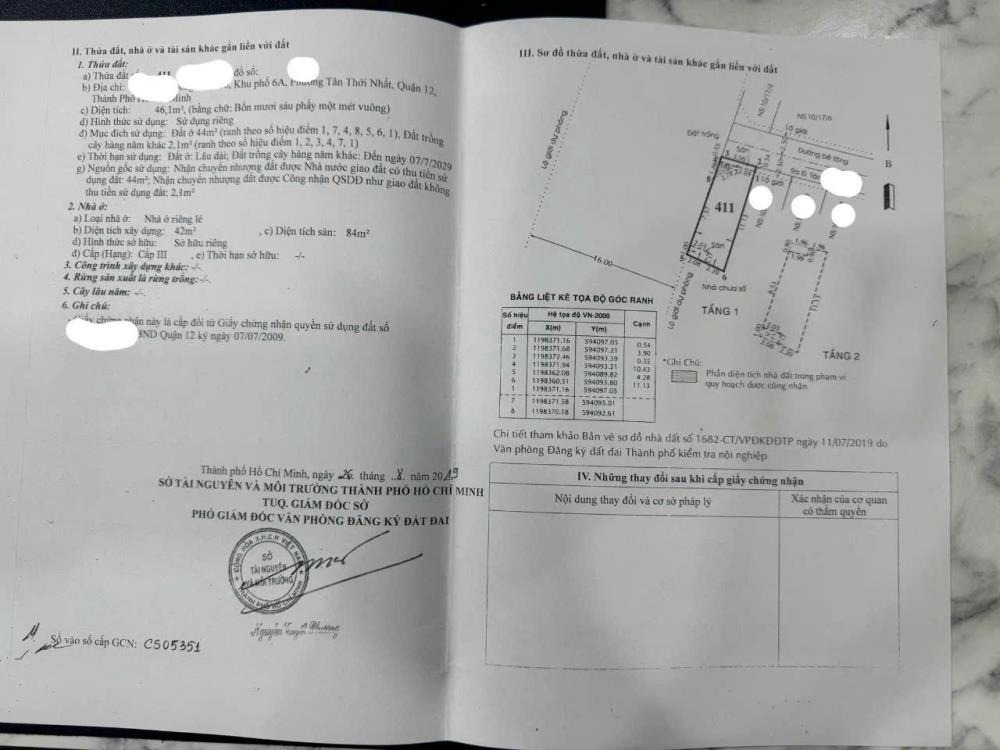 Nhà Đẹp Tân Thới Nhất - Quận 12 Sát Tân Bình: 46m², Nở Hậu, Giá 3.75 Tỷ