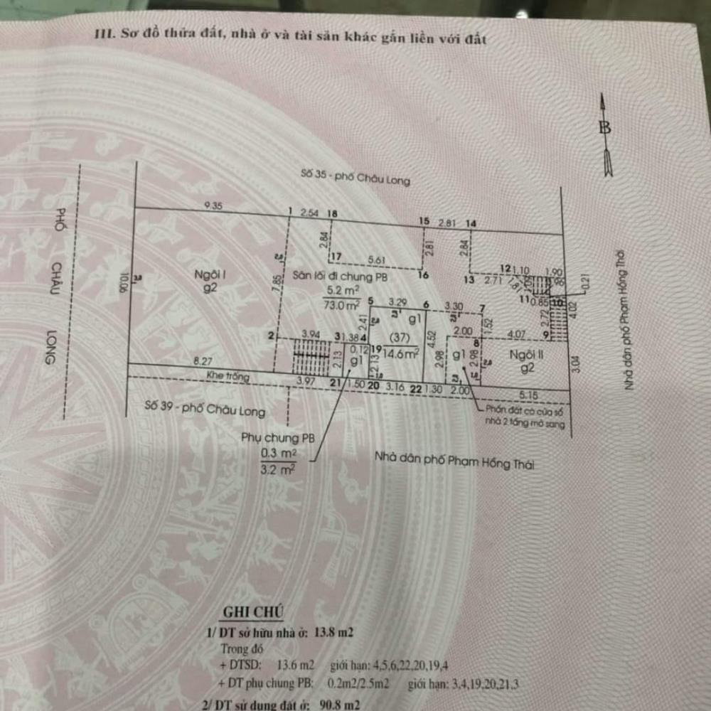 Bán nhà mặt phố Châu Long, Ba Đình - Vị trí đắc địa, tiềm năng lớn
