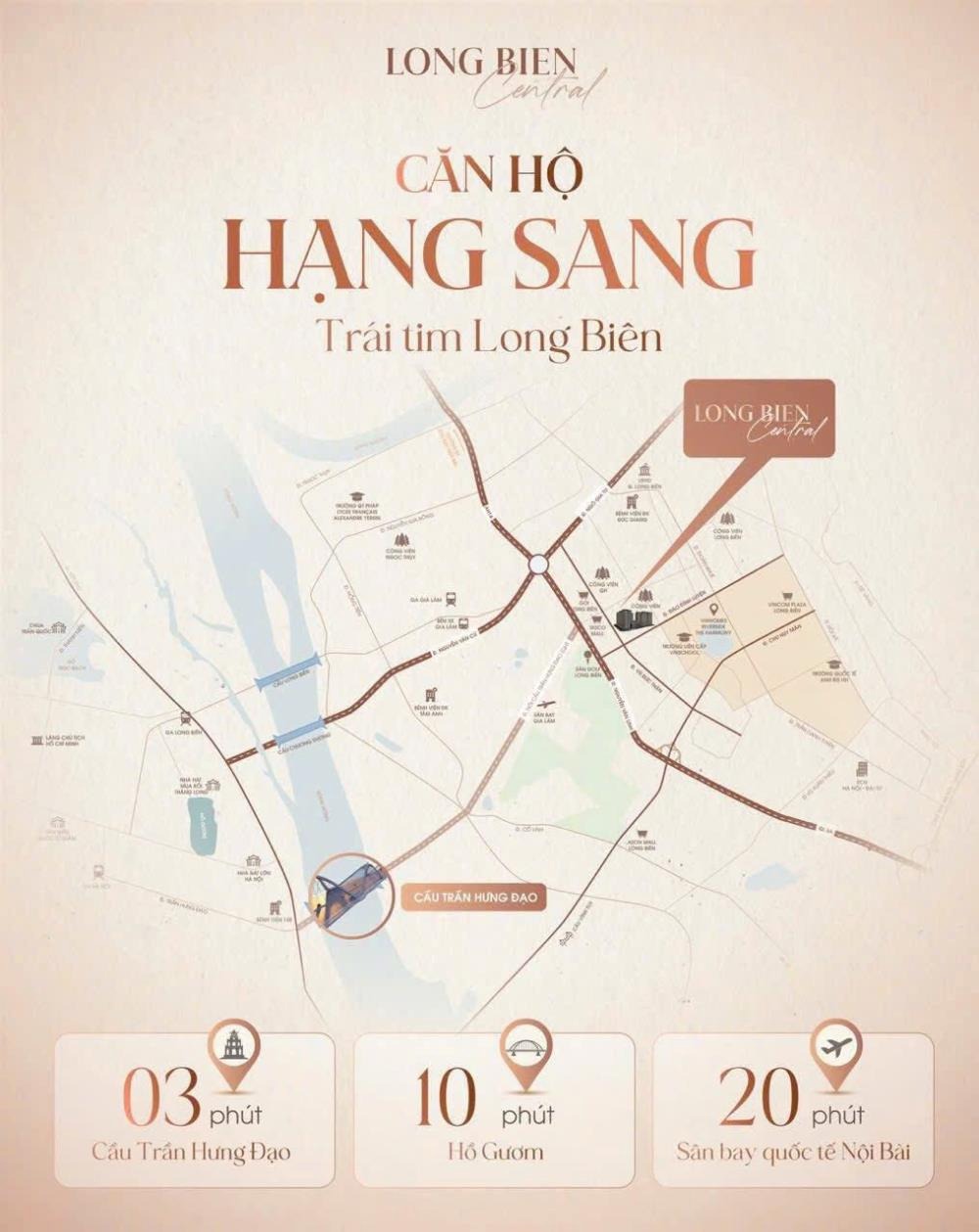 Booking Căn Hộ Hạng Sang Long Biên Central - Vị Trí Kim Cương