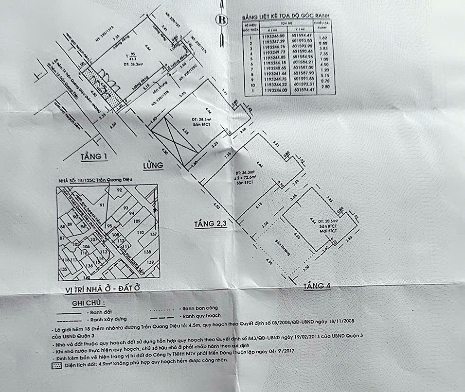 Nhà phố 45m2, 5 tầng, hẻm 3m, Lê Văn Sỹ, Q.3 - Giá 7.5 tỷ