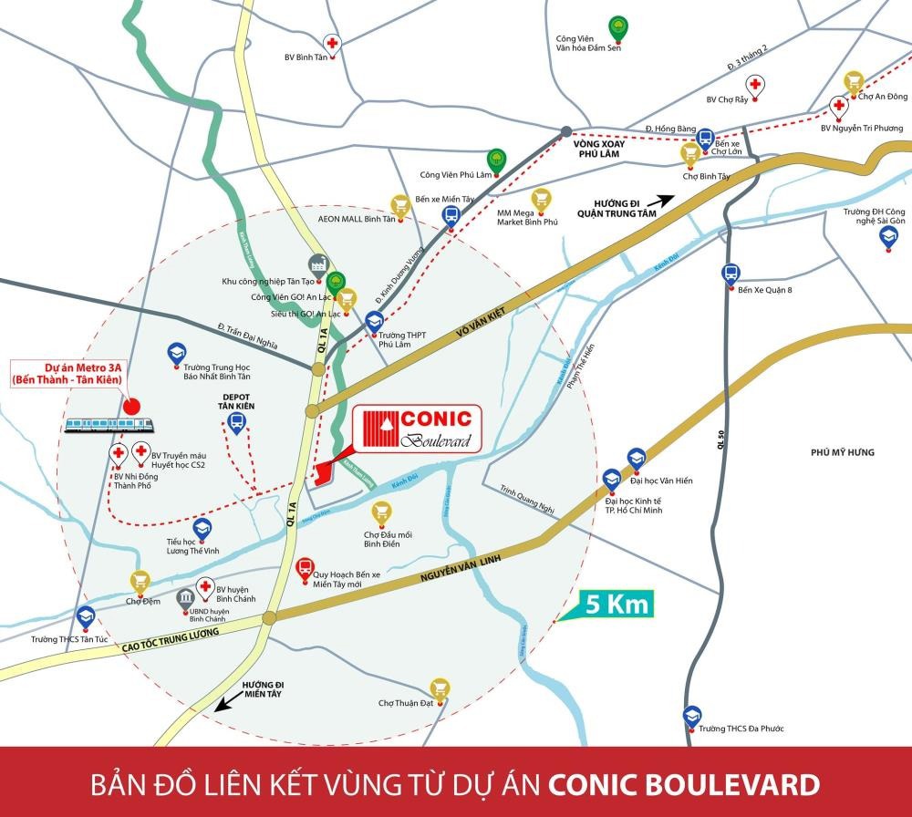 Conic Boulevard Bình Chánh: Sở Hữu Ngay Căn Hộ, Thanh Toán Linh Hoạt