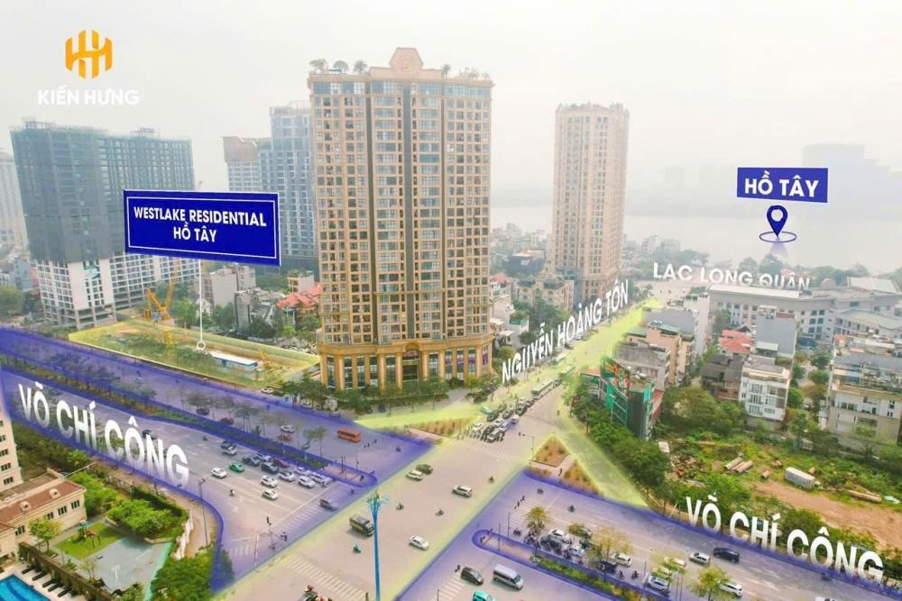 Bán Căn Góc 3 Ngủ Westlake Residential Tây Hồ: View Hồ Tây, Thiết Kế Cao Cấp
