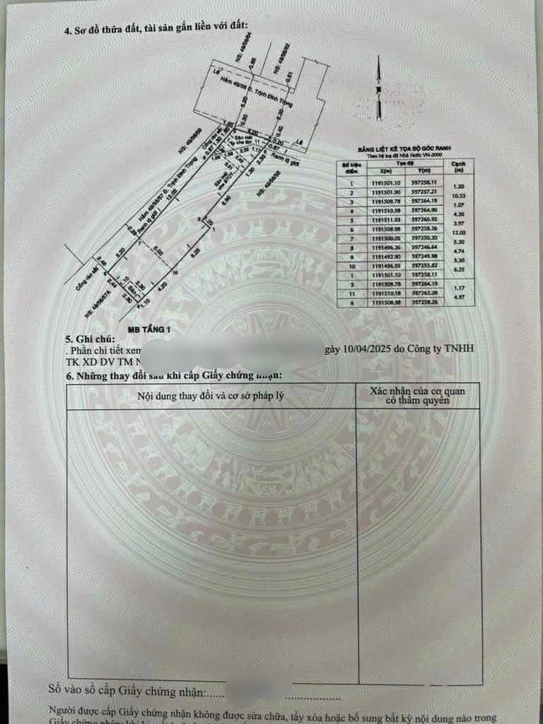 Bán Nhà Trịnh Đình Trọng, Quận 11: 100m2, Hẻm Ôtô, Giá 10.6 Tỷ