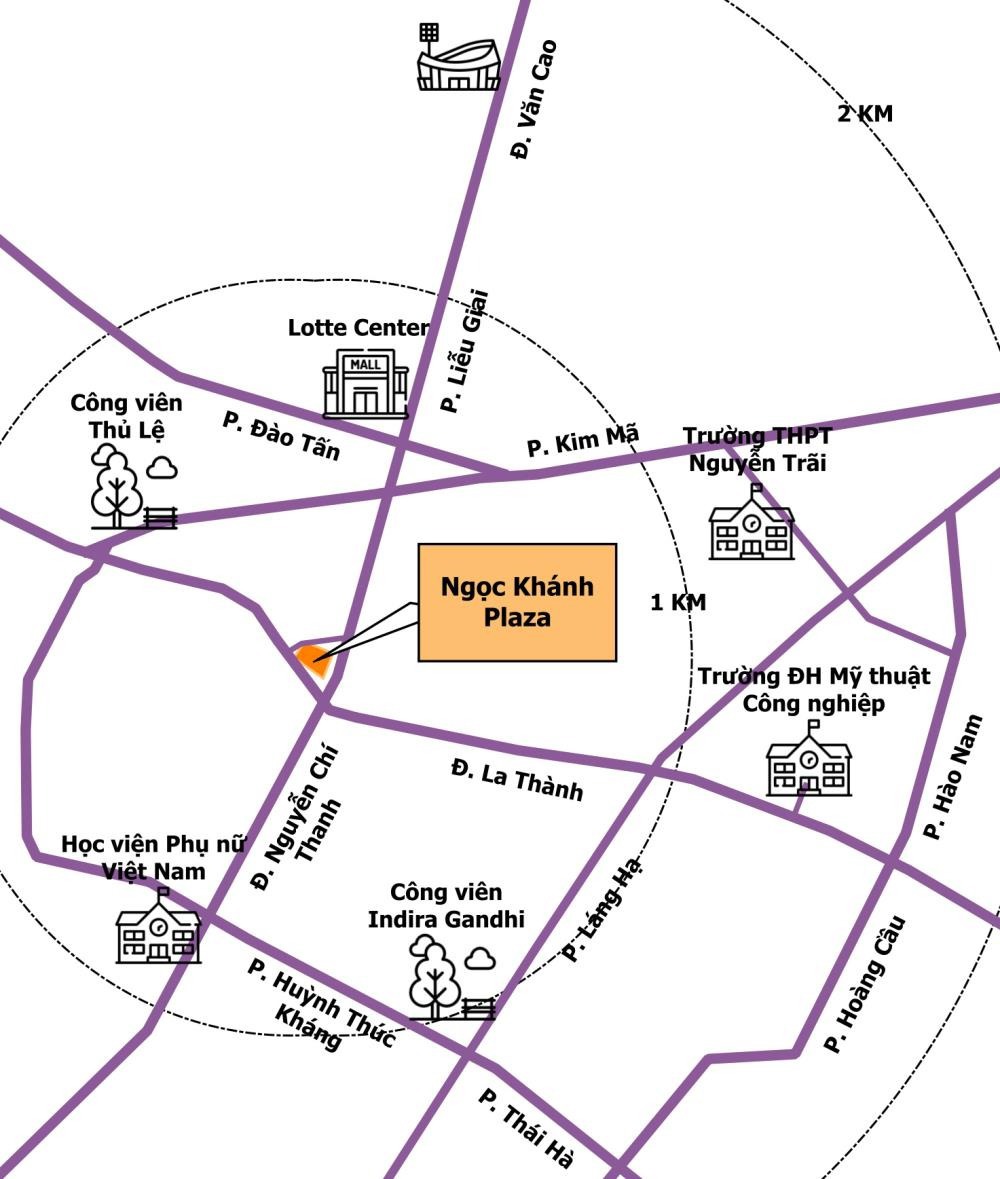 Cho Thuê Văn Phòng Ngọc Khánh Plaza: View Hồ, Diện Tích Linh Hoạt Từ 50m2 - 550m2