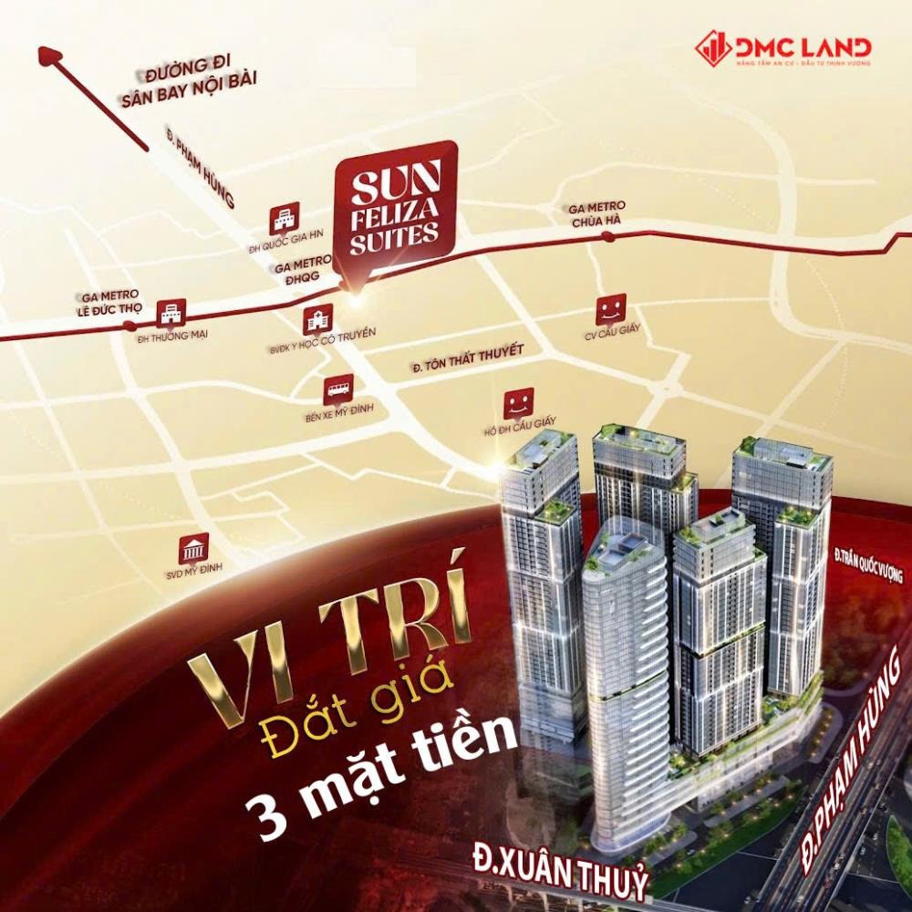 Sun Feliza Suites: Căn Hộ Cao Cấp 6 Sao Trung Tâm Hà Nội