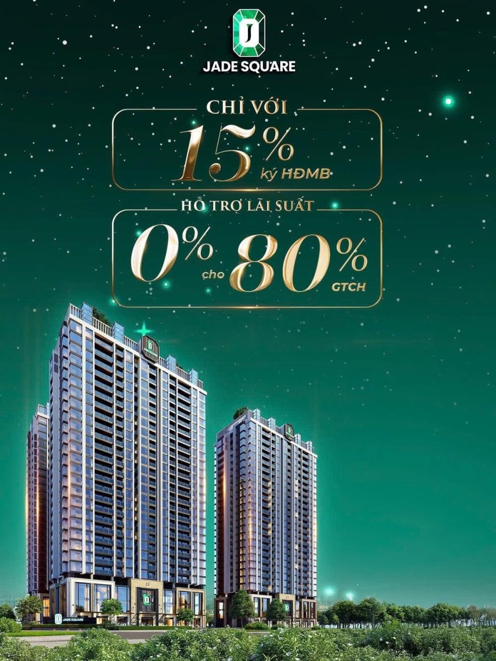 Jade Square Tây Hồ Tây: Căn Hộ Cao Cấp - Giá Tốt - Hỗ Trợ Vay