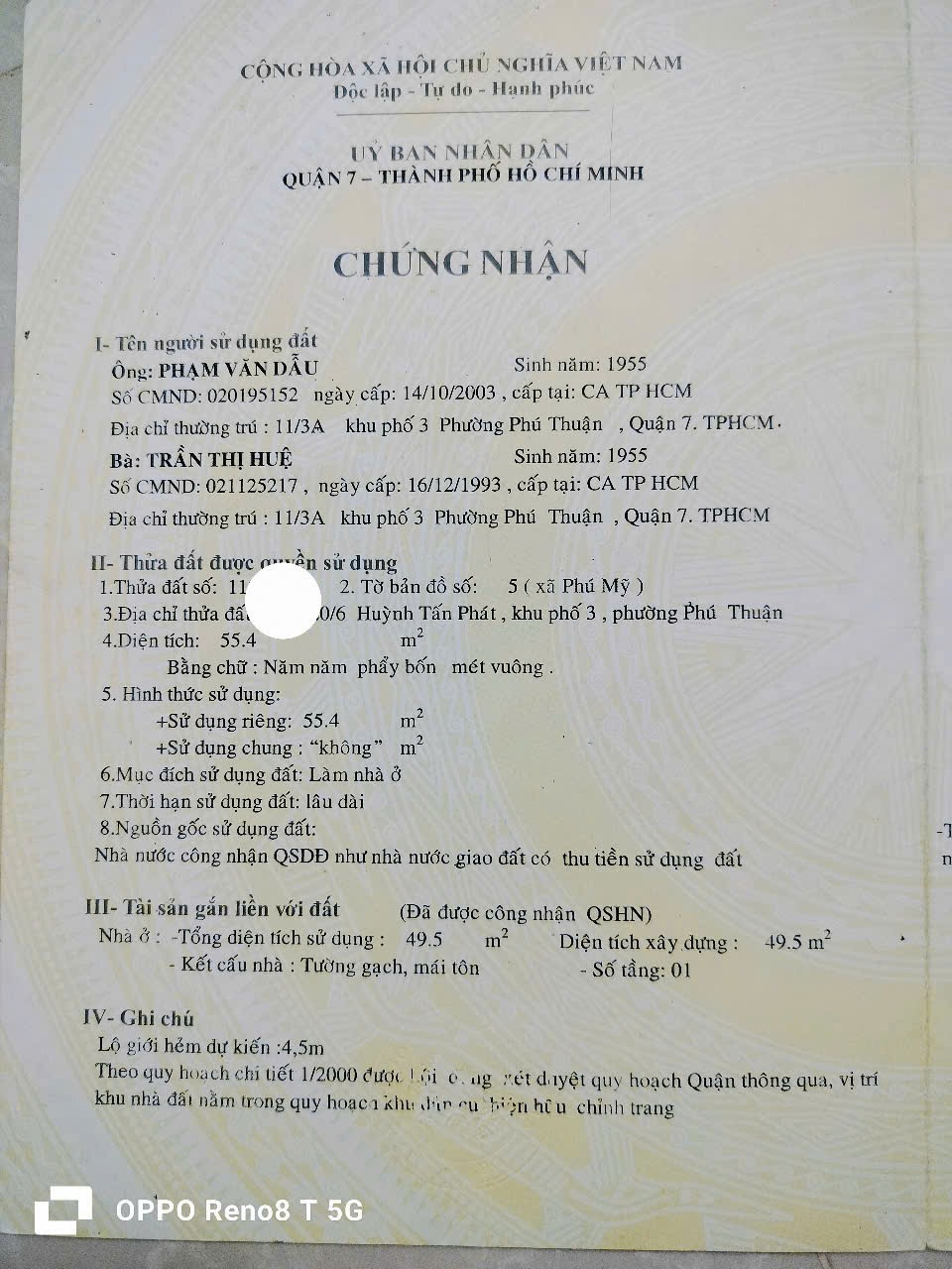 Bán Nhà Cấp 4, Quận 7 - Vị trí đẹp, Tiện Xây Mới