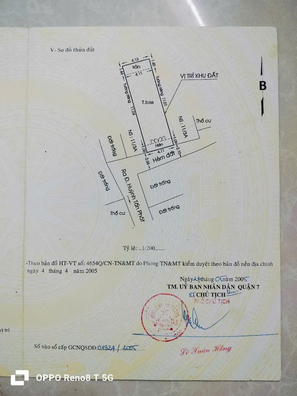 Bán Nhà Cấp 4, Quận 7 - Vị trí đẹp, Tiện Xây Mới