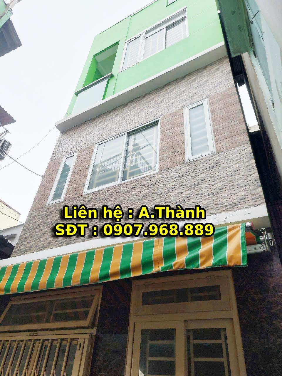 Bán nhà mới Quận 6: 4m x 4m, 1 trệt 2 lầu, Bình Tiên - Giá 2.4 tỷ