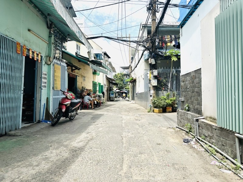 Bán Chợ Vải, Hẻm Ô Tô, Tân Phú: 128m2, 4 Tầng, 19 Phòng, DT Cao, 11 Tỷ