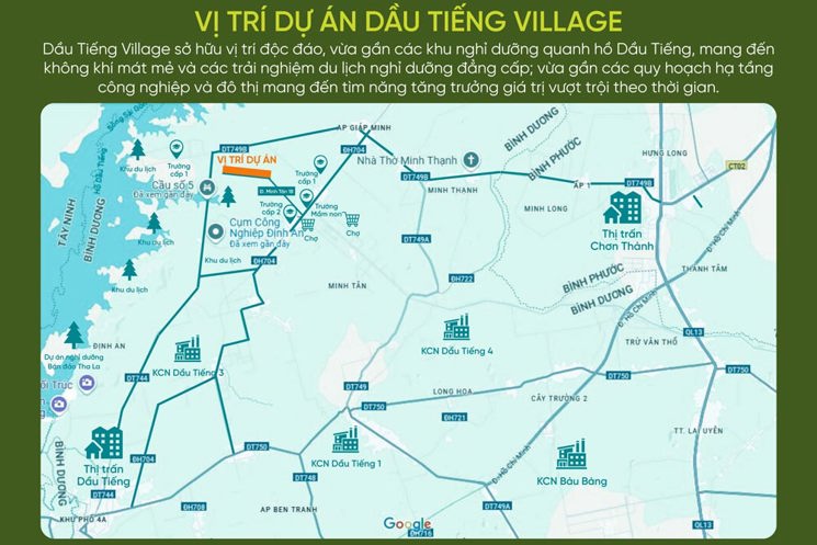 Đất thổ cư Định An, Dầu Tiếng, TP. Hồ Chí Minh giá 390 triệu/nền 225m2