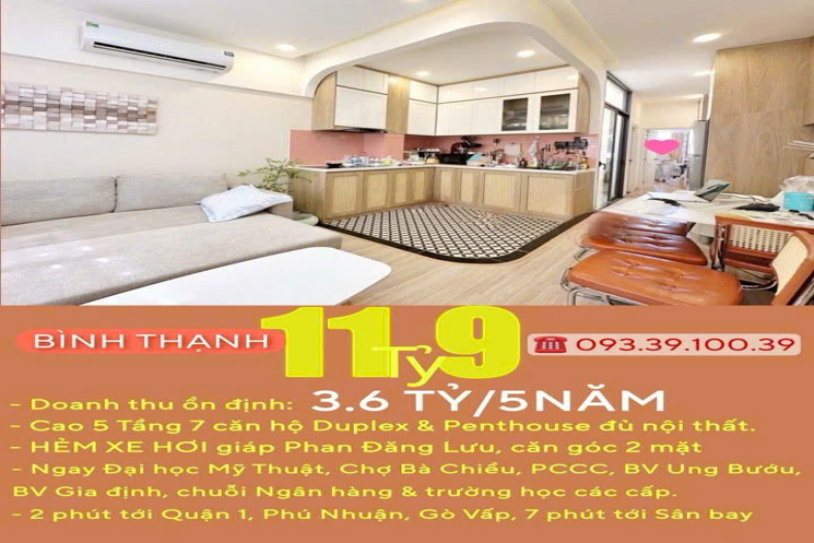 BÁN NHÀ KẾ Q1- Q3- Q4- Q10 - DOANH THU: 3.6 TỶ/5 NĂM- CAO 5 TẦNG HƠN 8 PHÒNG ĐỦ NỘI THẤT: tử 8 tỷ