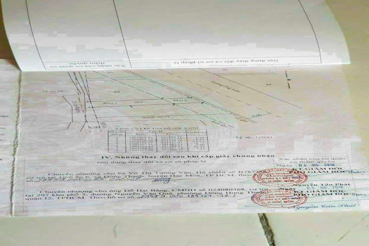 CẦN BÁN MẶT TIỀN SONG HÀNH-LÔ ĐẤT HAI MẶT HẺM TRƯỚC SAU KINH DOANH SẦM UẤT- HÓC MÔN-TPHCM